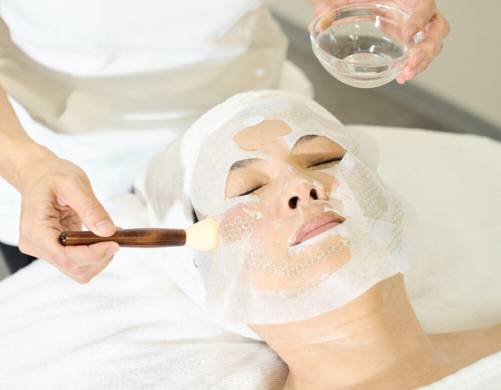 ハニカムAgマスク施術イメージ