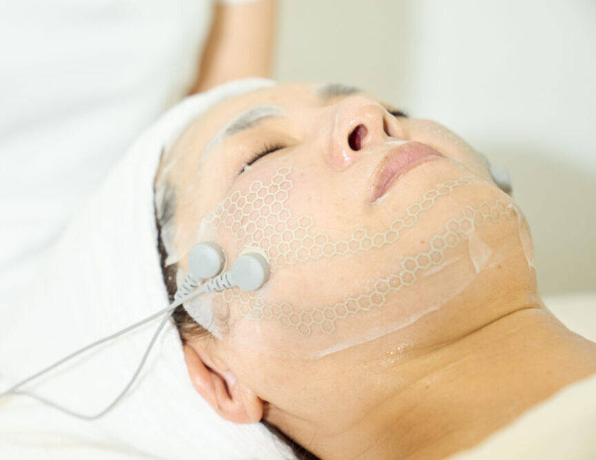 ハニカムAgマスク施術